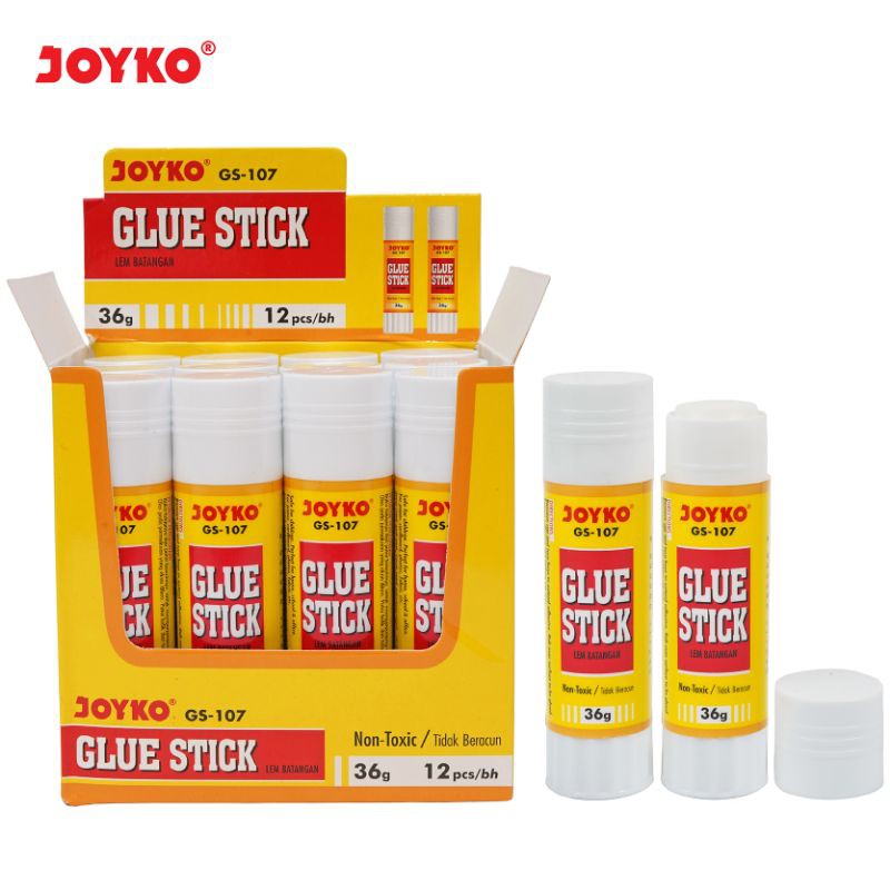 

Glue Stick GS-107 Joyko Lem Kertas/Box 12 Pcs