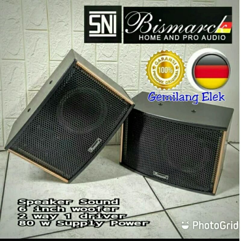 Speaker Pasif BISMARCK SP 65 ( 6 inch )