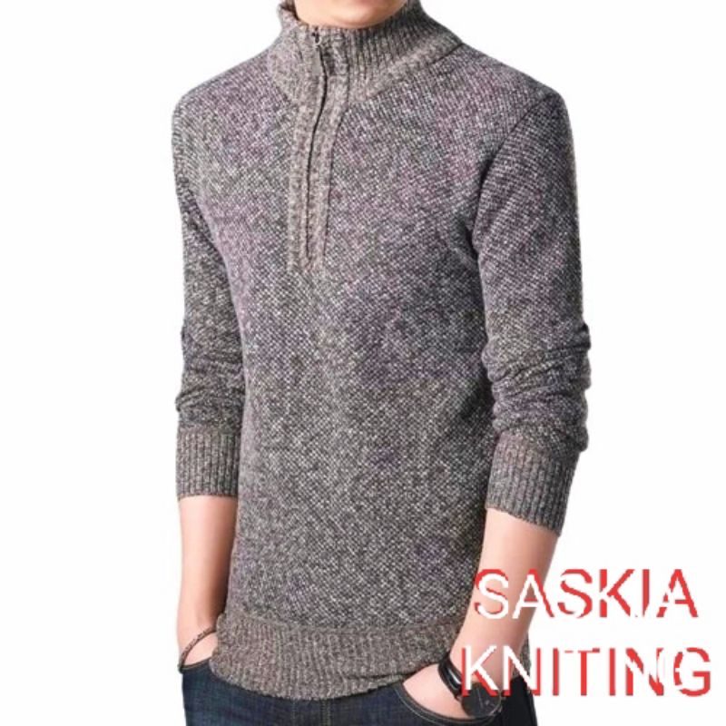 sweater resleting_ twuton #sweterpria#rajutpria#rajutcartigan #sweaterrajut