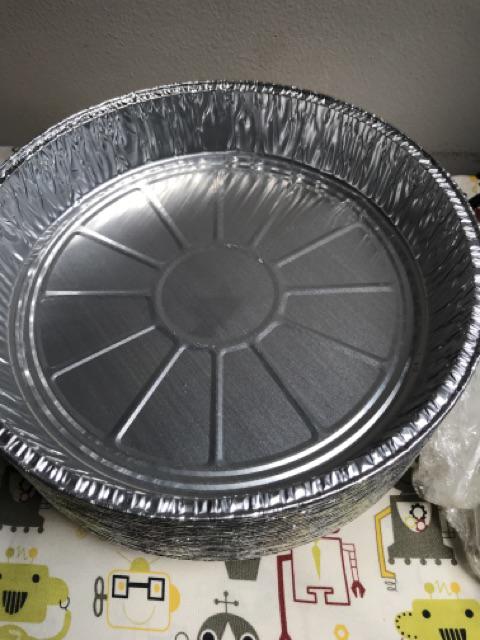 @25pcs Alumunium Foil Tray Rx-1200 / Aluminium Rx-1200 Rx 1200 Bulat Tanpa Tutup