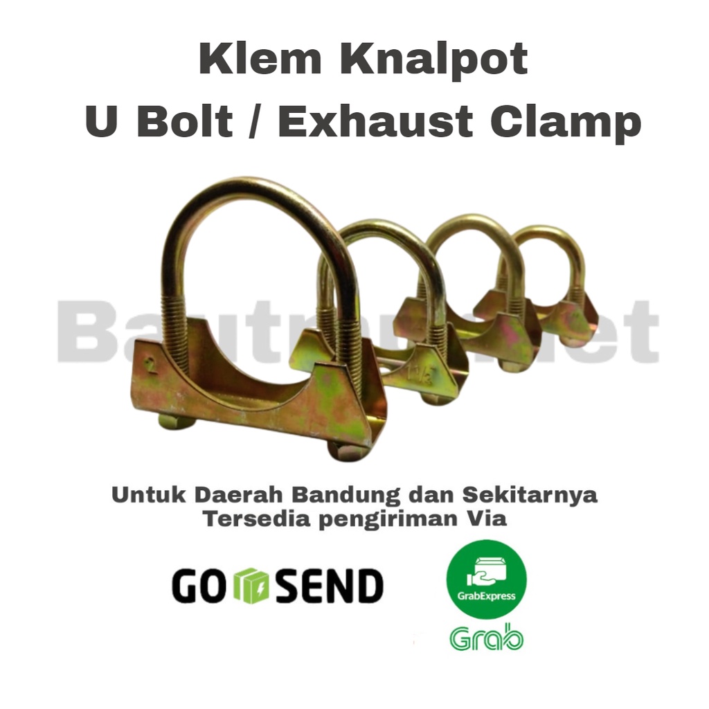 Jual Klem Knalpot 3 Inch U Bolt Exhaust Clamp Shopee Indonesia