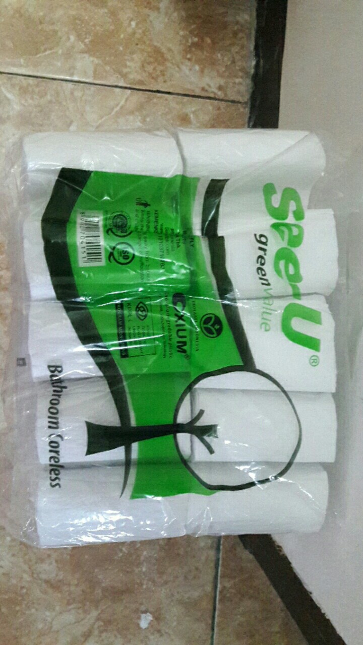 Tissue Bathroom Roll Coreless See U (1pak Isi 10)