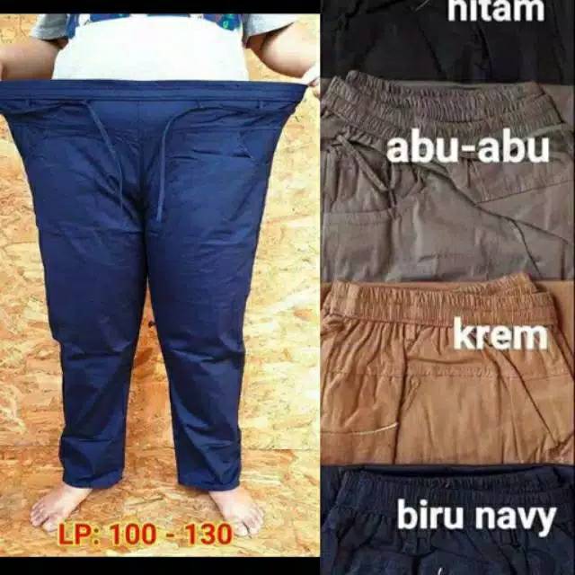 Harem jumbo Muat bb 80-110 kg celana wanita big size