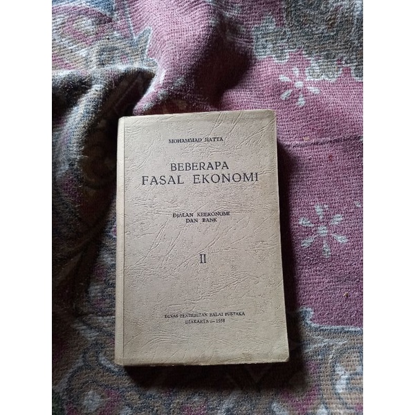 BEBERAPA FASAL EKONOMI - MOHAMMAD HATTA