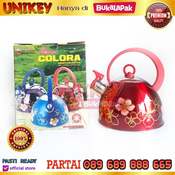 KETEL SIUL SUPRA AMAN Bebas PFOA - KETTLE TEKO SIUL STAINLESS Bagus AWET