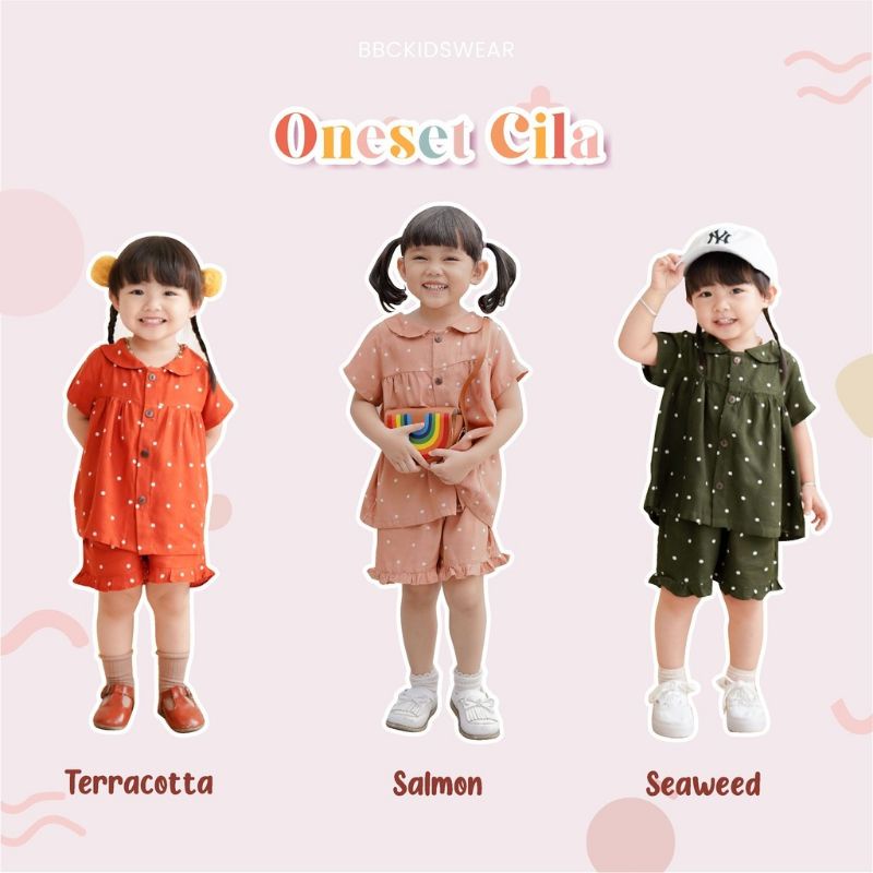 ONESET CILLA BY BBCKIDSWEAR