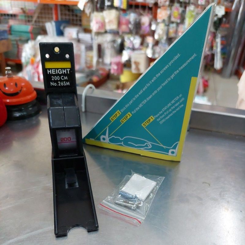 

STATURE METER ALAT UKUR TINGGI BADAN TEMPEL DINDING 2M