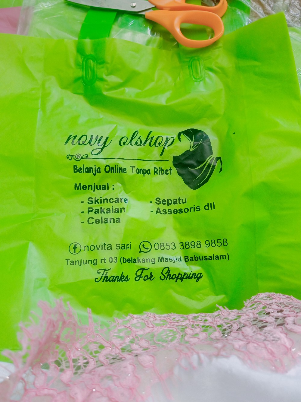 Plastik Sablon Tas Hendle Ukuran 30x30 Isi 50 Pcs Free Desain.min Order 100 Pcs