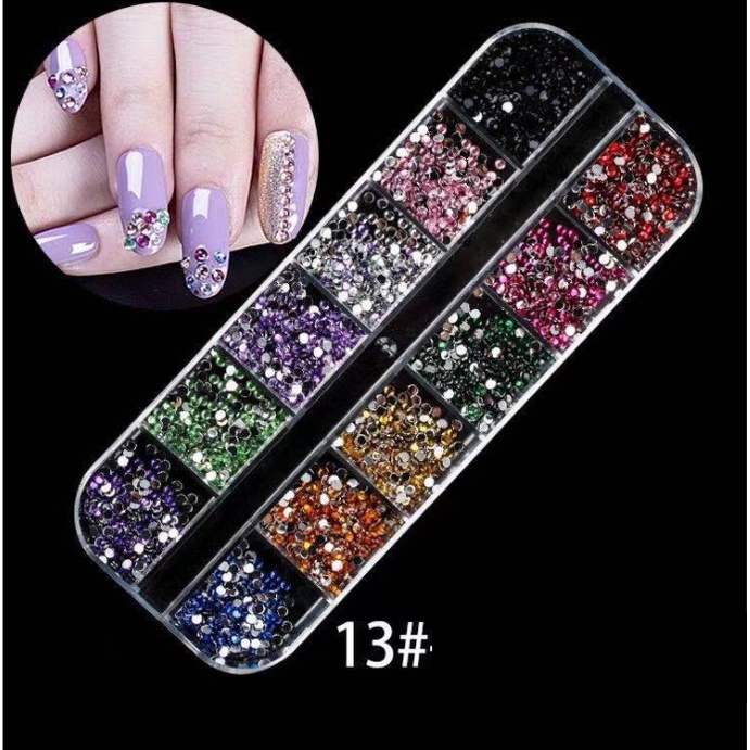 Aksesoris Nail Charm Rhinestone Frame Nail Art Accessories Nail Decor