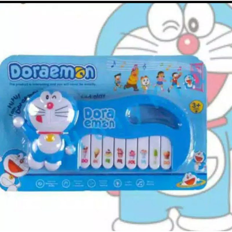 mainan piano Doraemon kecil