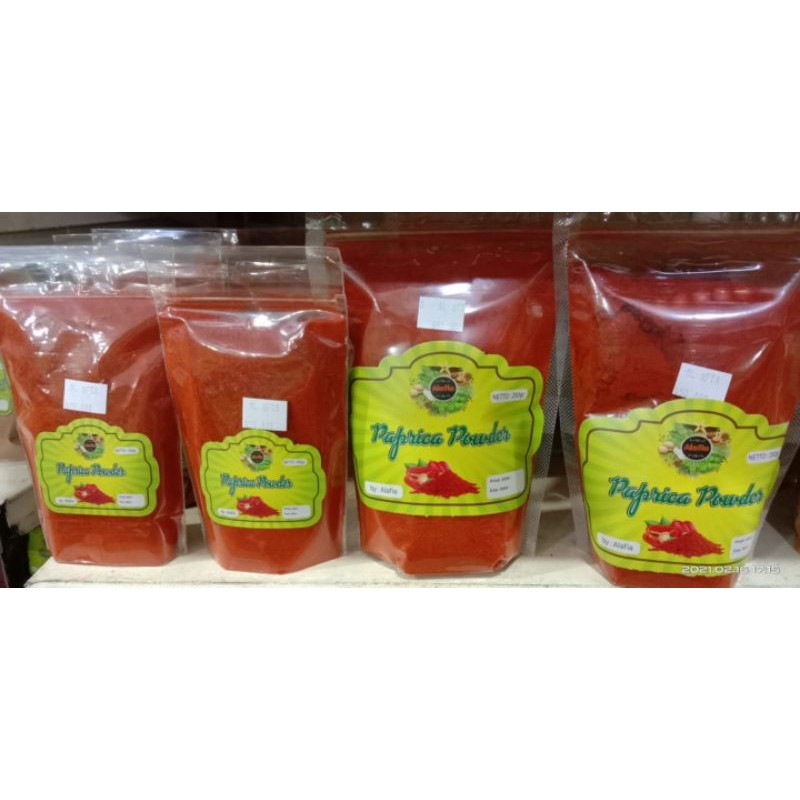 

Paprika Halus 100gram & 250gram