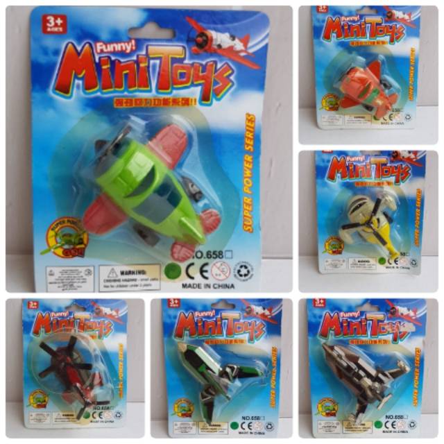 [RANDOM] MAINAN PESAWAT MINI AIRPLANE HELICOPTER TOYS