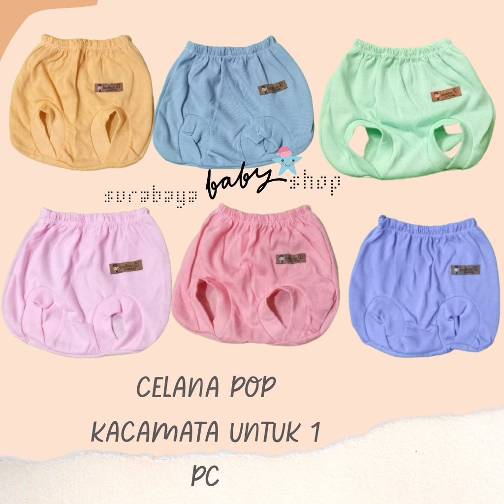 CELANA POP WARNA UK.S EKSKLUSIF NEWBORN BABY  1 PC / 3 PC / 6 PC LUSIANA E 651011