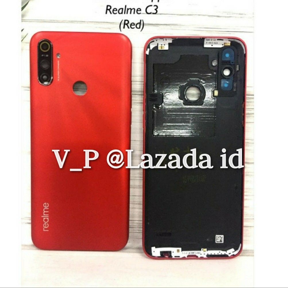 REALME C3 - BackDoor Back Door - Back Casing Tutup Belakang Baterai - Kesing Cassing Housing Realme C3