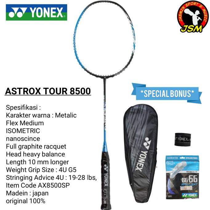 RAKET BADMINTON YONEX ASTROX TOUR 8500 ORIGINAL - Biru