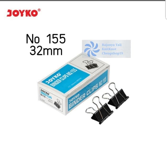 

Binder Clip Joyko 155 Penjepit Klip Kertas Dokumen Data File RJT