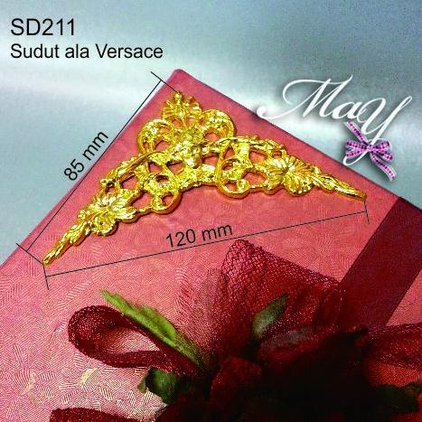 

(:(:(:(] Ornamen Sudut box/kotak emas. SD211