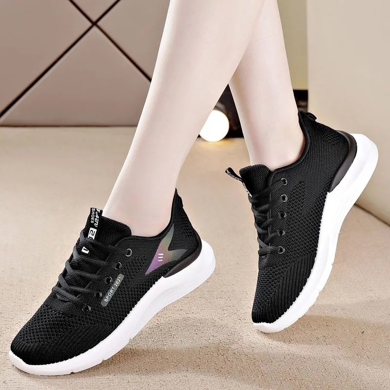 {FREE BOX} Sepatu Wanita Sepatu Sneakers Import Trendy Good Quality - F-68