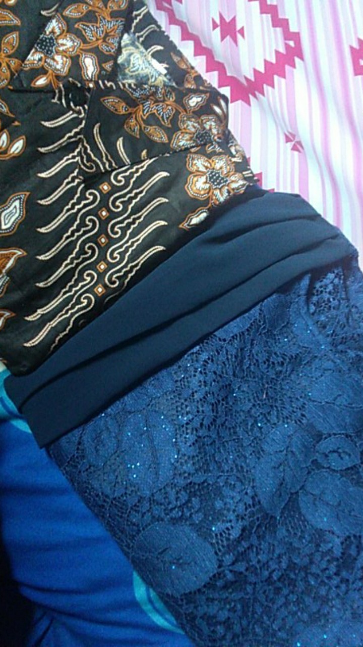 Maura Couple - Sania Ruffle Batik Couple Ori Ndoro Jowi Dnt Garansi Termurah Shopee - Payet Navy
