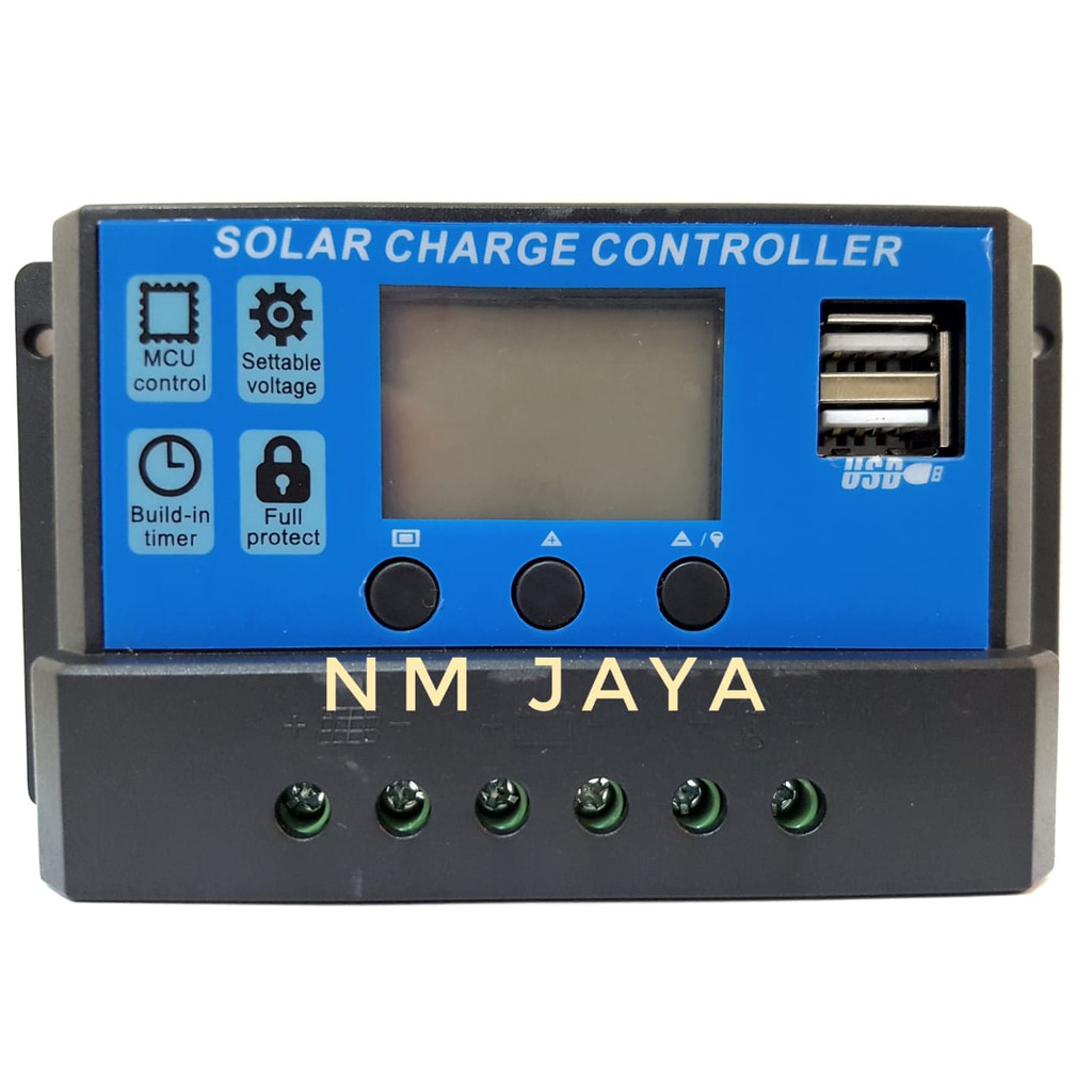 Paket Hemat Solar Panel 10WP Solar Controller 10A dan Aki 12 V 7 AH