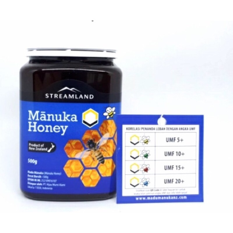 

streamland manuka honey umf 5+500gr original new zealand
