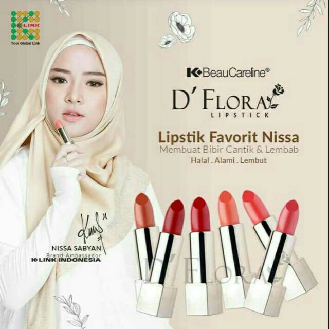 100% ORIGINAL LIPSTICK D'FLORA