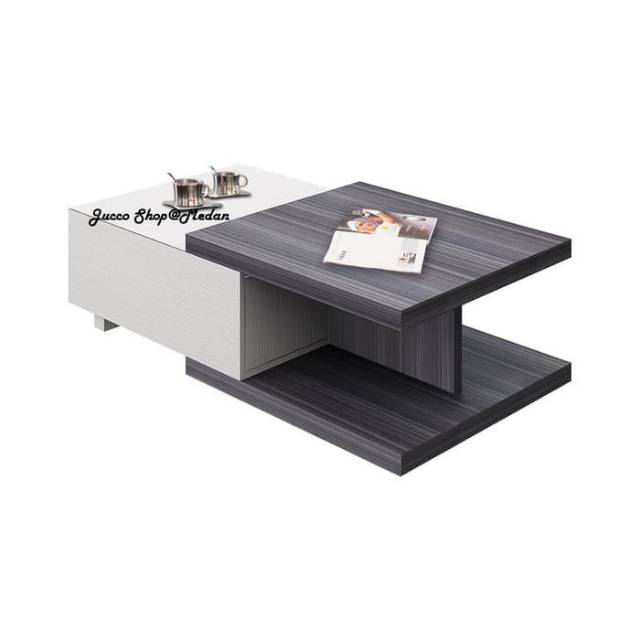 Meja Tamu Minimalis Siantano CT003 - Meja Tamu Cantik 120x65cm - Medan - Meja Sudut