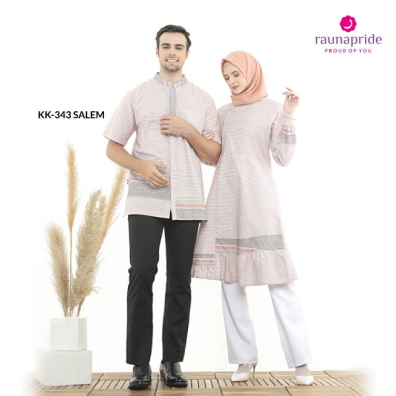 Raunapride Couple Baju Muslim Gamis KK 343 TC 09 Salem