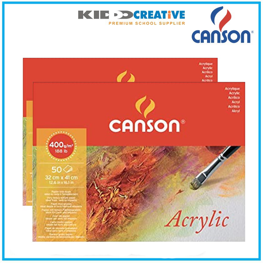 

CANSON ACRYLIC 10, 50S 24X32, 32X41 400G
