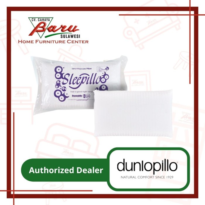 Bantal Dunlopillo Sleepillo Latex Kepala / Guling
