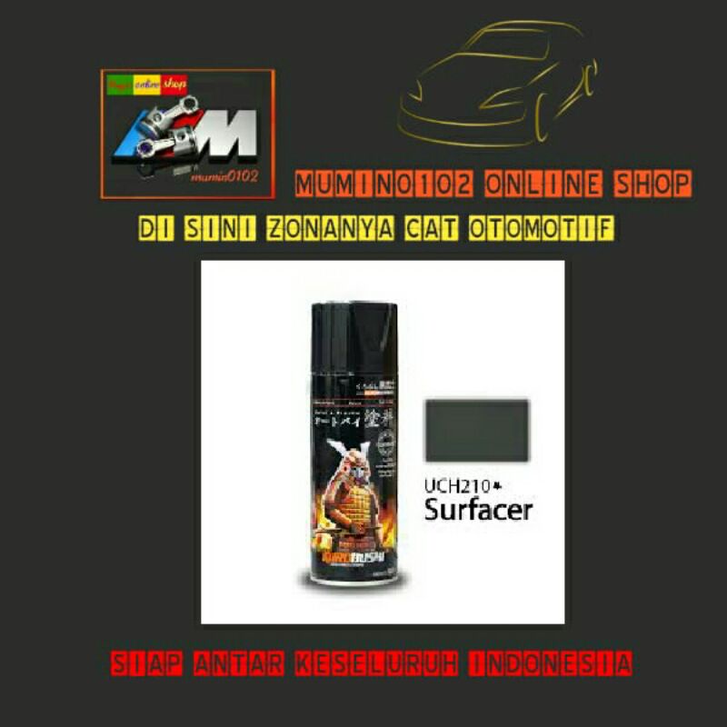 pilox samurai paint uch210 epoxy / cat dasar 400ml