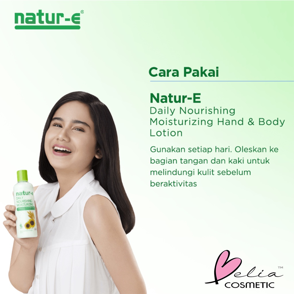 ❤ BELIA ❤ NATUR E Daily Nourishing Moisturishing | Energizing | Revitalizing | Advanced | Hand &amp; Body Lotion | 100ml 245ml | BPOM