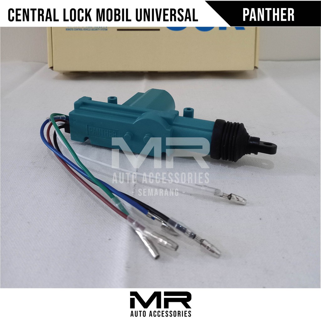 CENTRAL LOCK PANTHER UNTUK MOBIL UNIVERSAL 1 SET LENGKAP UNTUK 4 PINTU