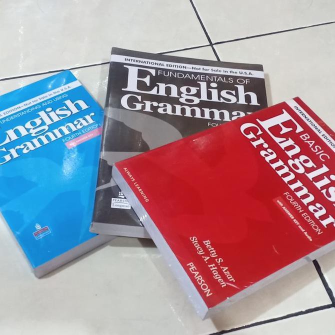 (TERLARIS) PAKET 3 BUKU ENGLISH GRAMMAR ( BETTY SCHRAMPFER AZAR ).