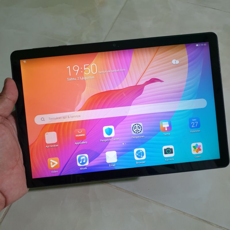 Tablet Huawei T10s 3/64 Ram 3gb Rom 64gb second mulus siap pakai