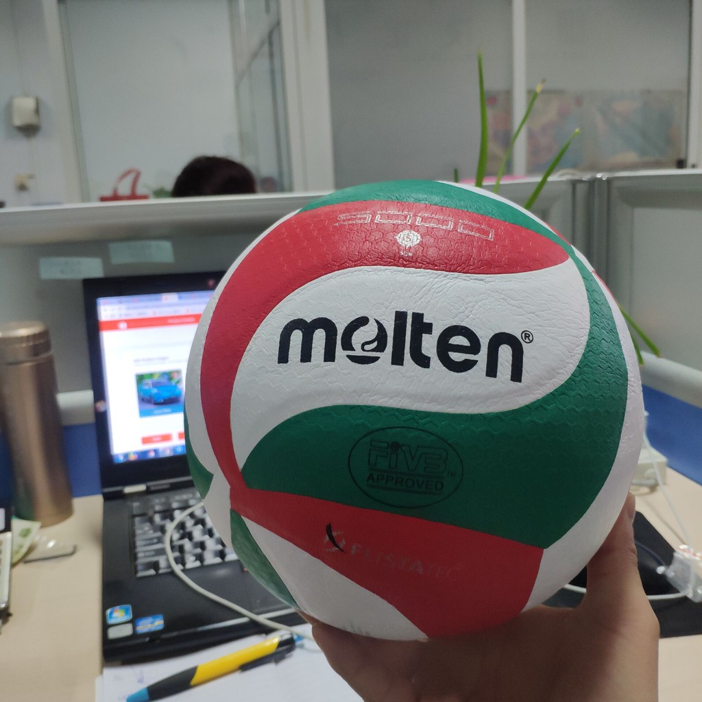 Ready To Ship Bola Voli Molten Size 5 V5M5000 Bahan Kulit PU Untuk Indoor Outdoor