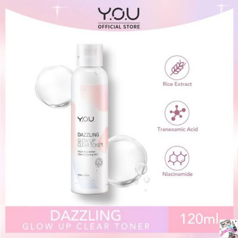 ☃Cutezz_Ching1☃YOU Dazzling Series ♡Protection Day Cream♡Serum Night Cream♡Tone Up Face Cream♡Facial Foam♡Tone Up Spray♡Clear Toner120ml♡Body Cream♡