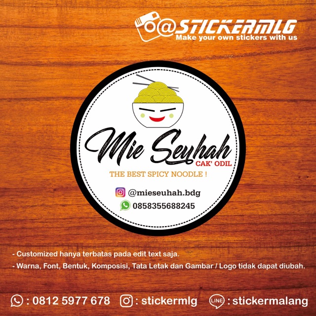 

Sticker Label Produk 054