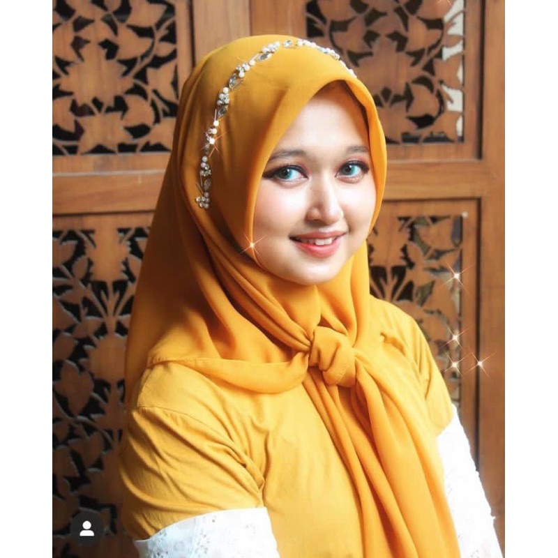 segiempat payet/hijab payet/kerudung payet