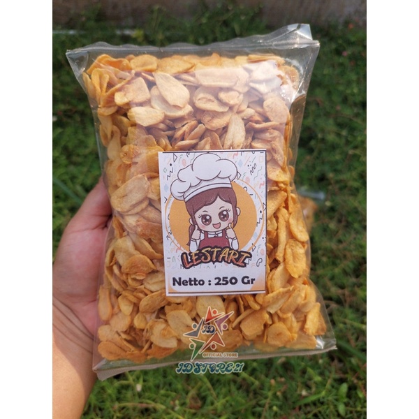 Bawang Putih Goreng 500 Gram Lestari Tanpa Campuran Murah