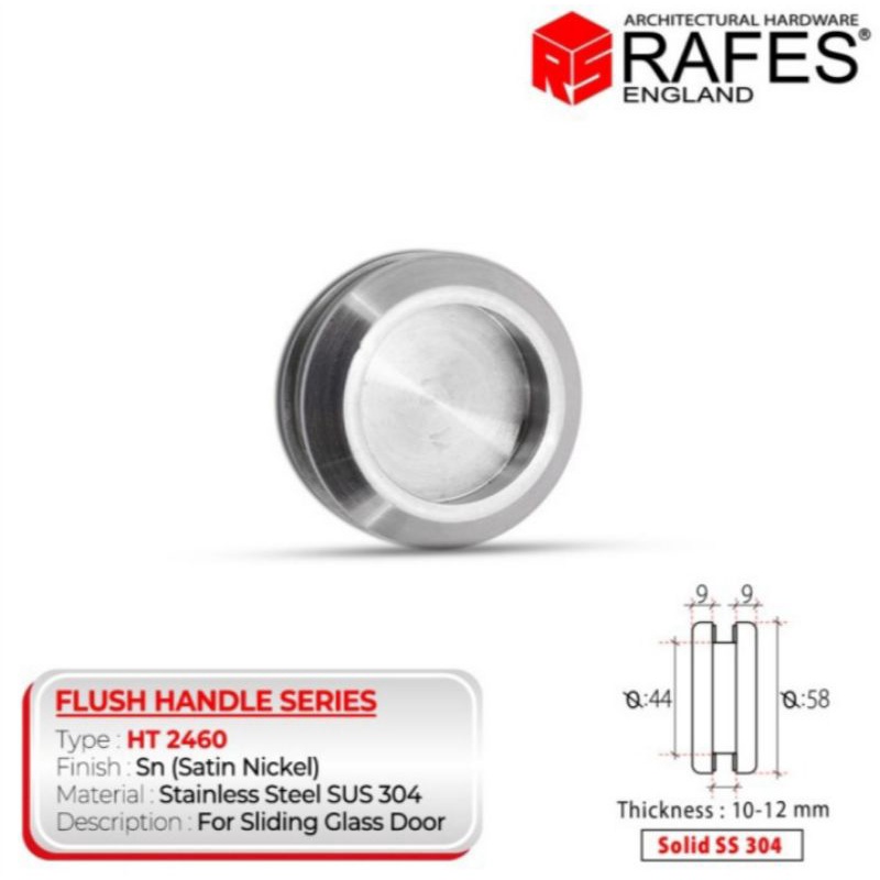 Handle tanam Rafes Stainless steel HT 2460