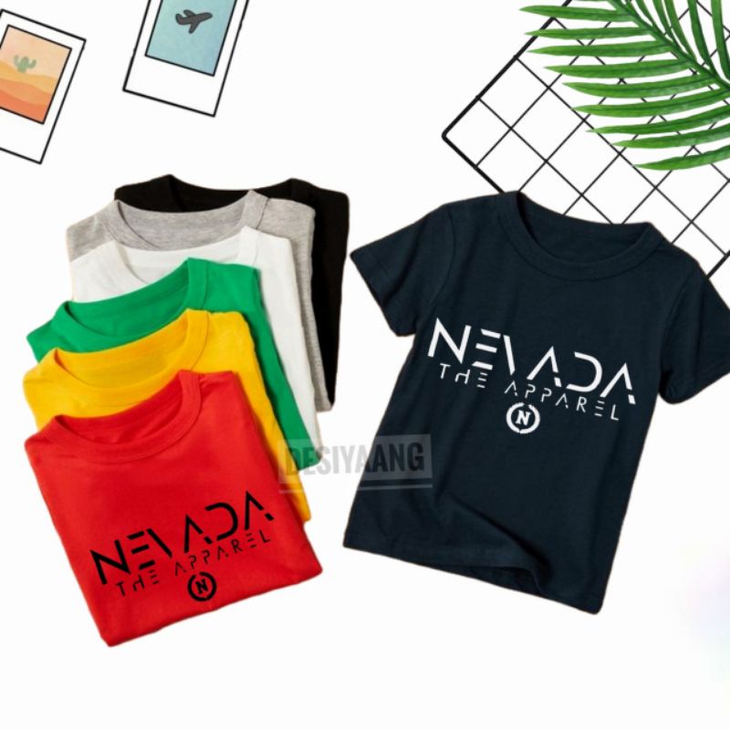 Kaos Anak Laki laki distro 1-6 tahun Nevada