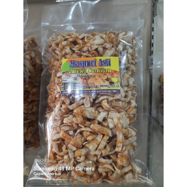 

KRUPUK KETELA PEDAS MANIS 'MASPURI ASLI