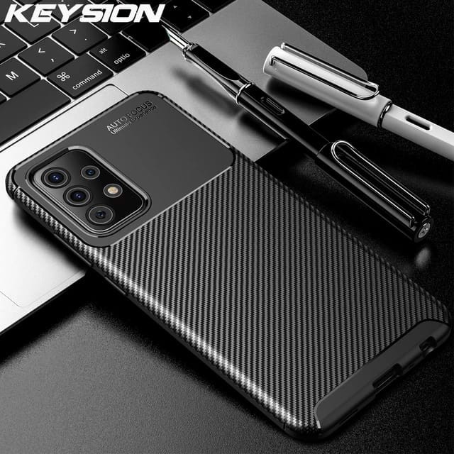 Samsung M14 A14 A24 A34 A54 A13 A23 5G 4G A33 A53 A73 A52 A52s 5G A72 A22 A32 4G / 5G Soft Case Focus Carbon Original