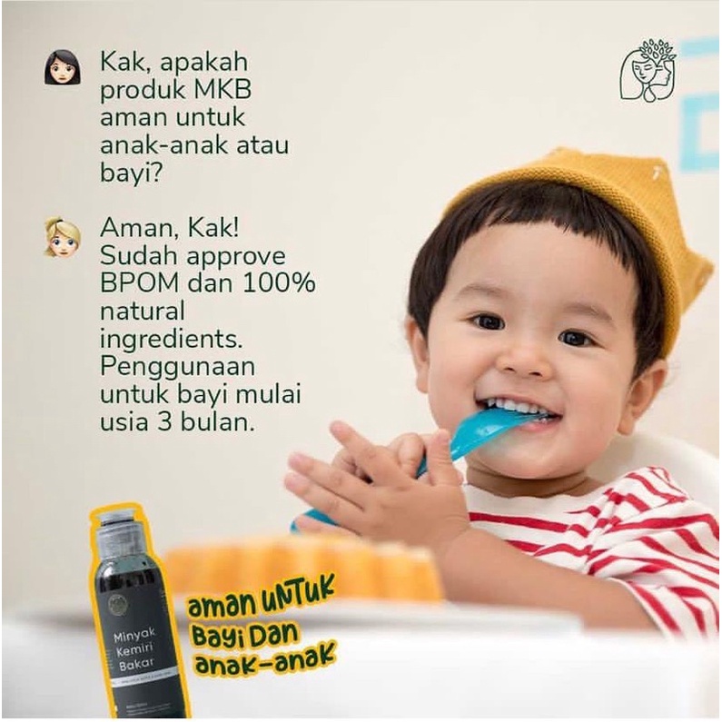 Minyak Kemiri Bakar MKB Bali Original BPOM Penyubur Rambut Penghilang Rontok-1