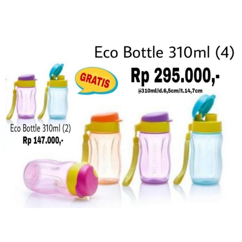 eco bottle 310ml tupperware
