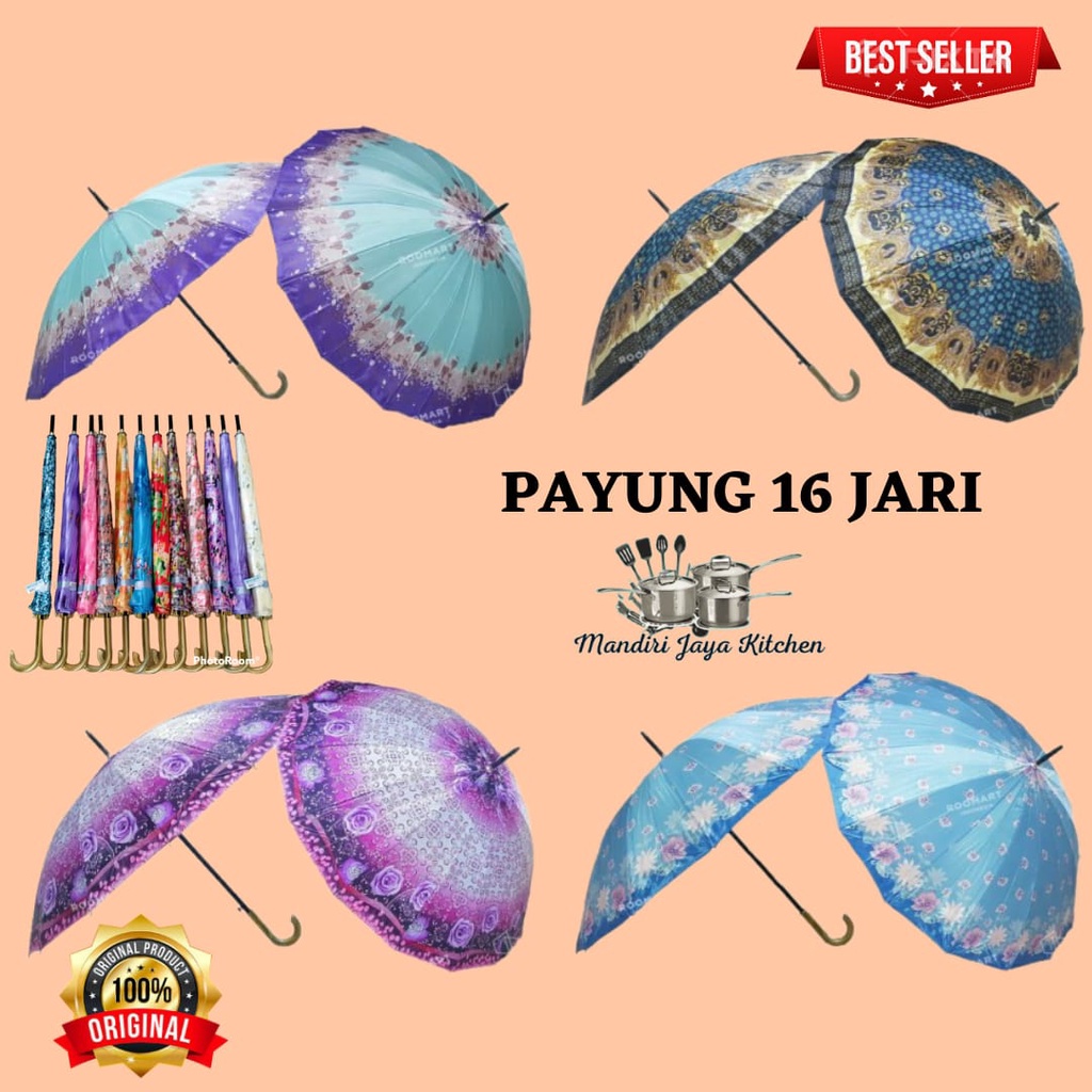 Payung 16 Jari Motif