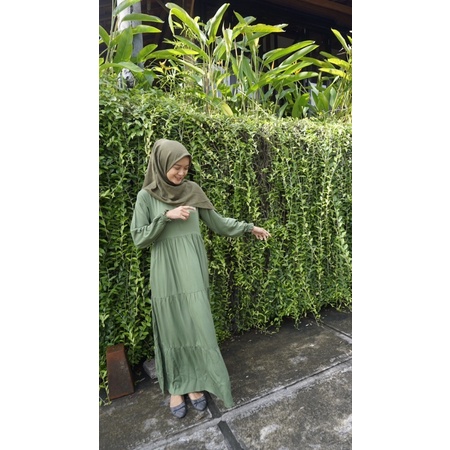 GAMIS RAYON SABRINA SUSUN 3(COD)RAYON VISCOS POLOS/TIKTOK VIRAL/DRESS TERBARU KEKINIAN