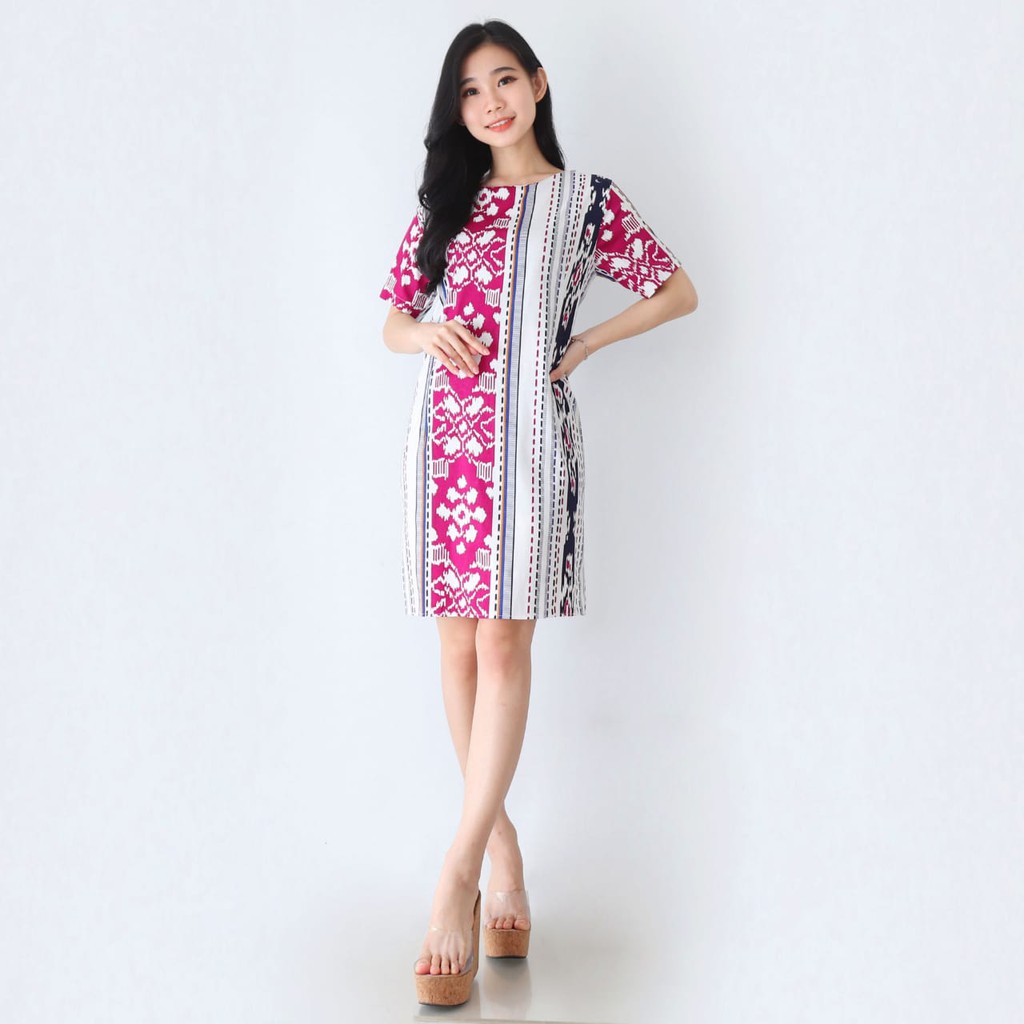 Baju Batik Wanita - Ceongsam Batik Wanita 038 MVP-Pink SKT