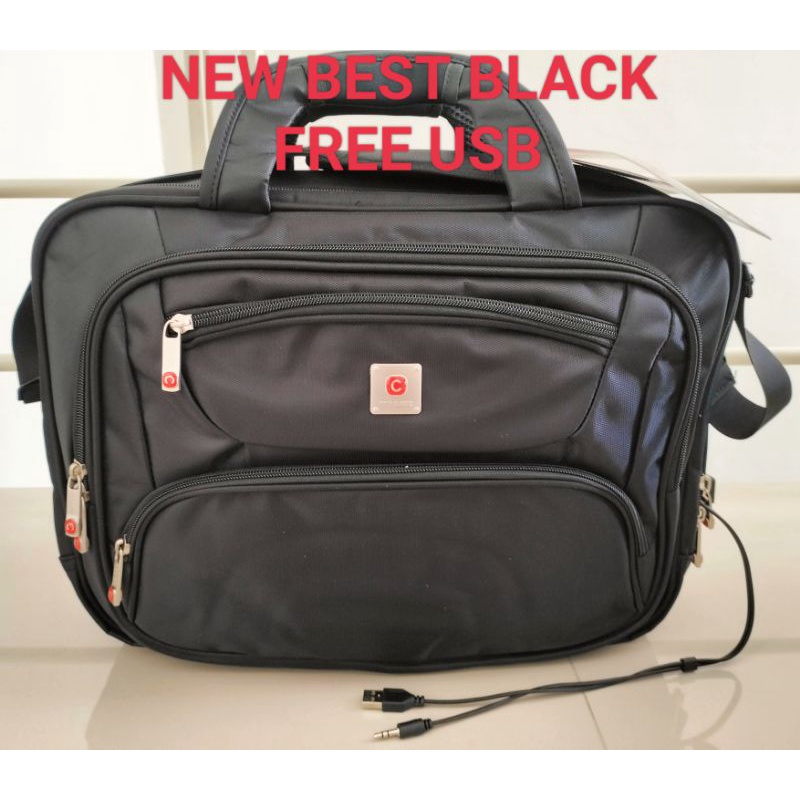 TAS KANTOR FOLIO POLO LAPTOP 16 INCH POLO CLASSIC BRIEFCASE USB POLO CLASSIC 3IN1 MULTIFUNGSI POLO ANTI AIR  KAIN IMPORT ORIGINAL TAS SELEMPANG KERJA